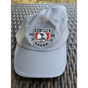USGA US Open Pebble Beach 2010 Blue Hat Cap Adjustable Strap Back C4